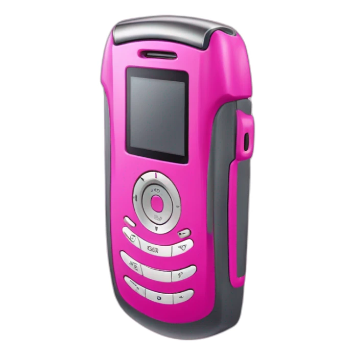 Pink Motorola Razr V3 sticker