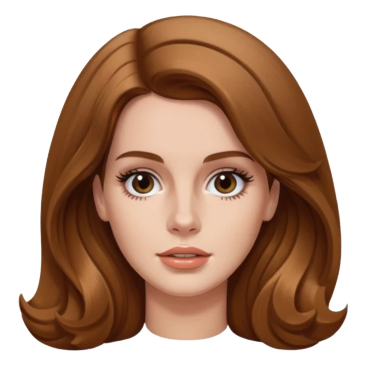 Lana del rey hairflip sticker