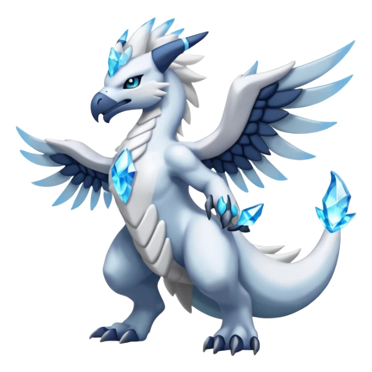 Inteleon-Amaura-Reshiram-Zekrom-Pokémon-fusion (full body) sticker