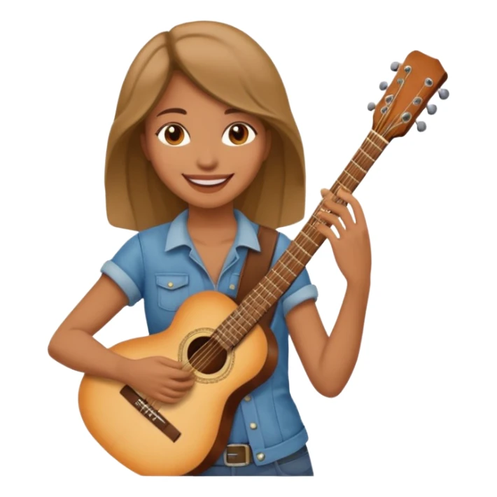 woman Street Musician sticker