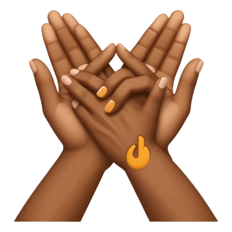 Symbol that represents the union of people sticker