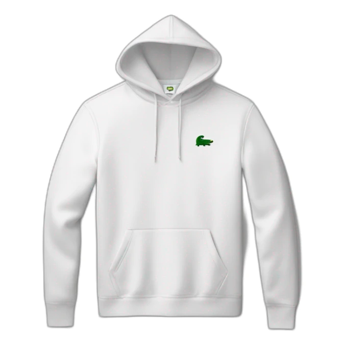 Lacoste tênis black friends with white lacoste hoodie sticker