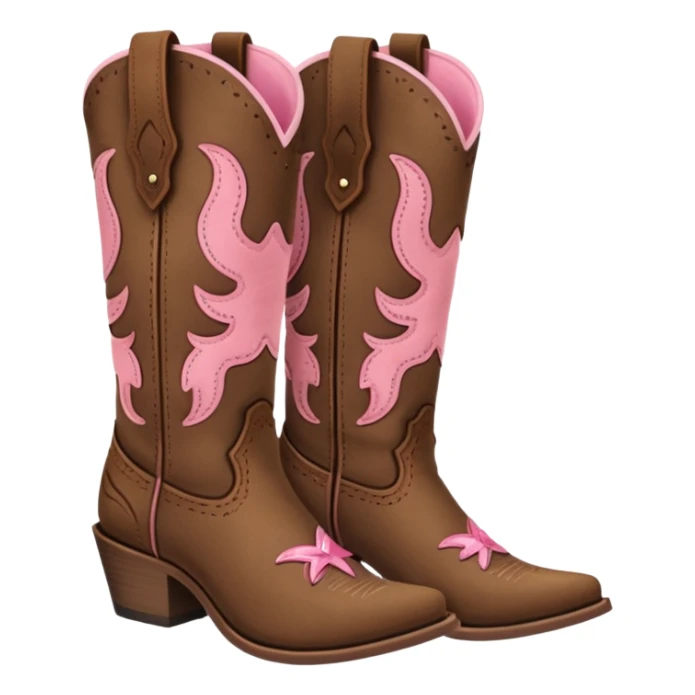 cowgirl boots cute a tiny bit of pink on it NO TEAL  sticker