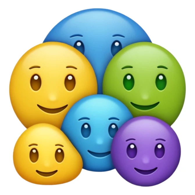 Bandera color azul amarillo morado y verde, seccionada en 4 sticker