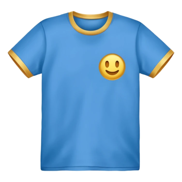 gold and white T Shirt  sticker