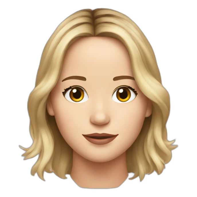 jennifer lawrence wearing tank top sticker