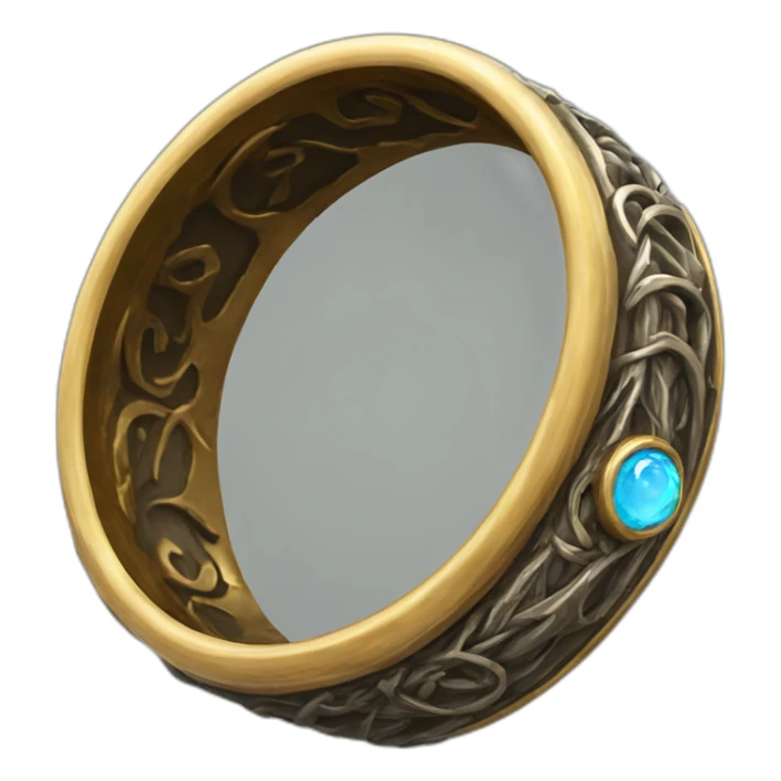 lord of the rings ring sticker