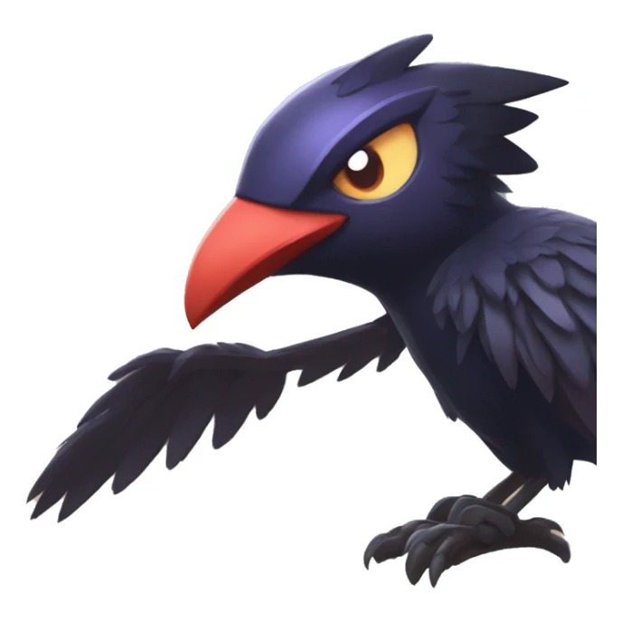 Corviknight Litten sticker