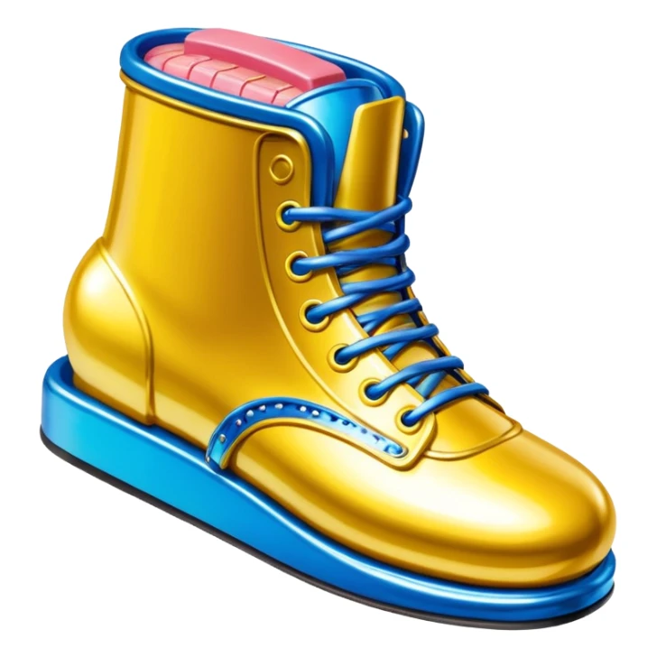 Jeff Koons style spam can shoe sculpture  sticker