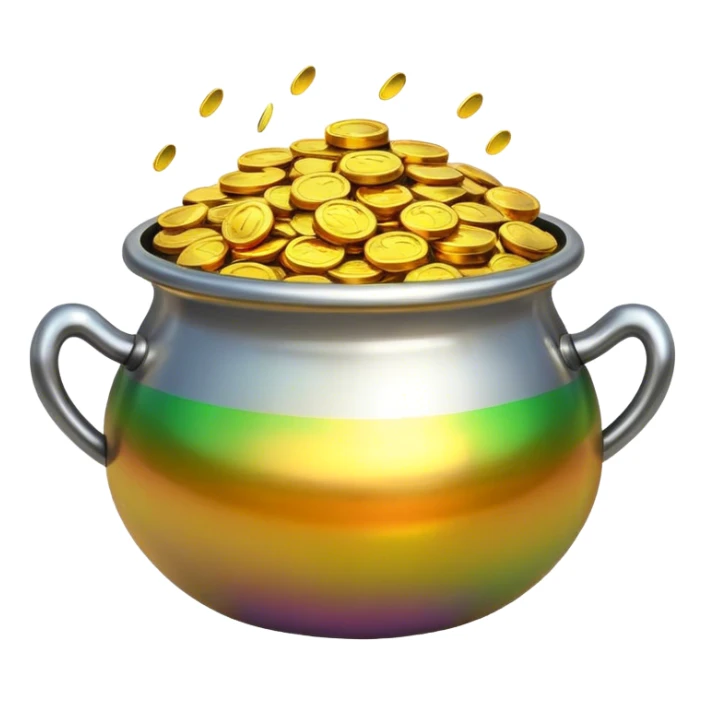 pot of gold sticker