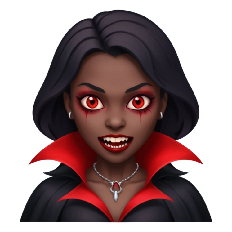 mulher escura vampira sticker