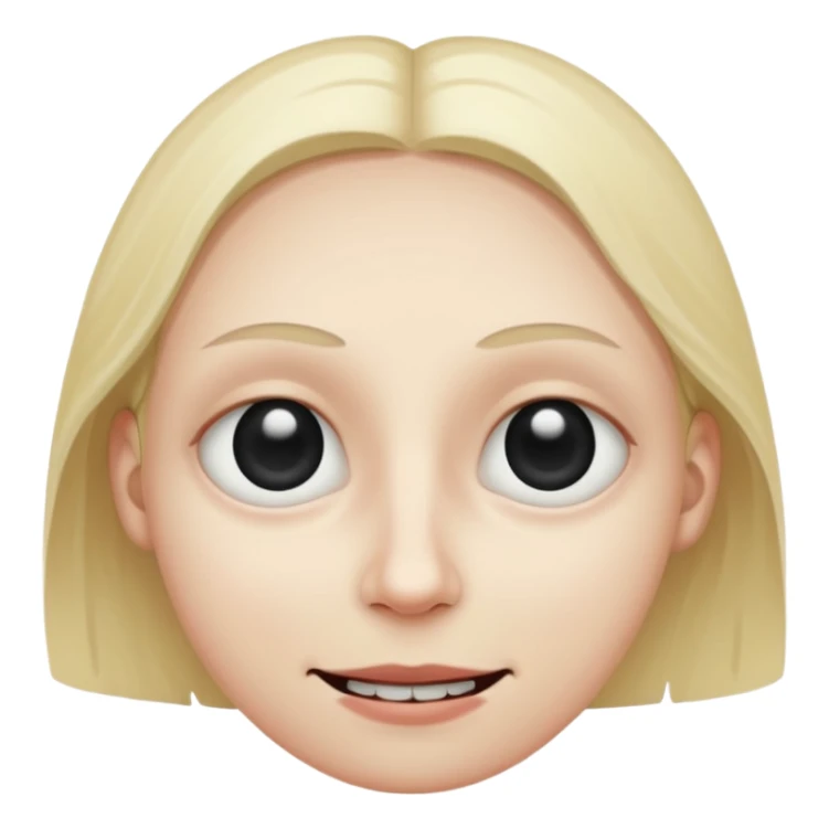 create an ugly and creepy one to make someone cringe sticker