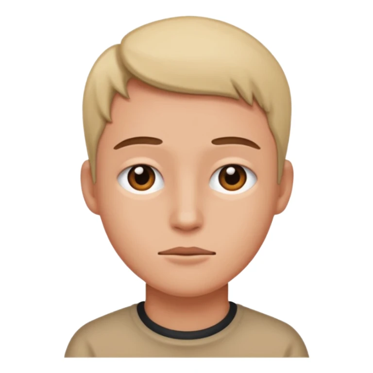 Sous format ios crée moi des smylets représentant une personne seule  sticker