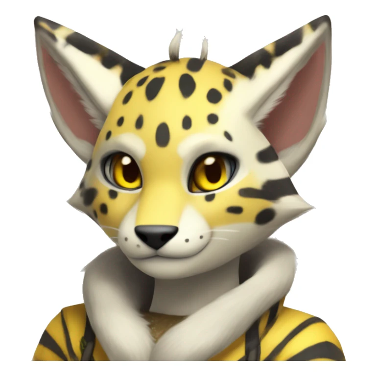 Anthro Metabee Medabee Renamon Zeraora Vernid Serval sticker