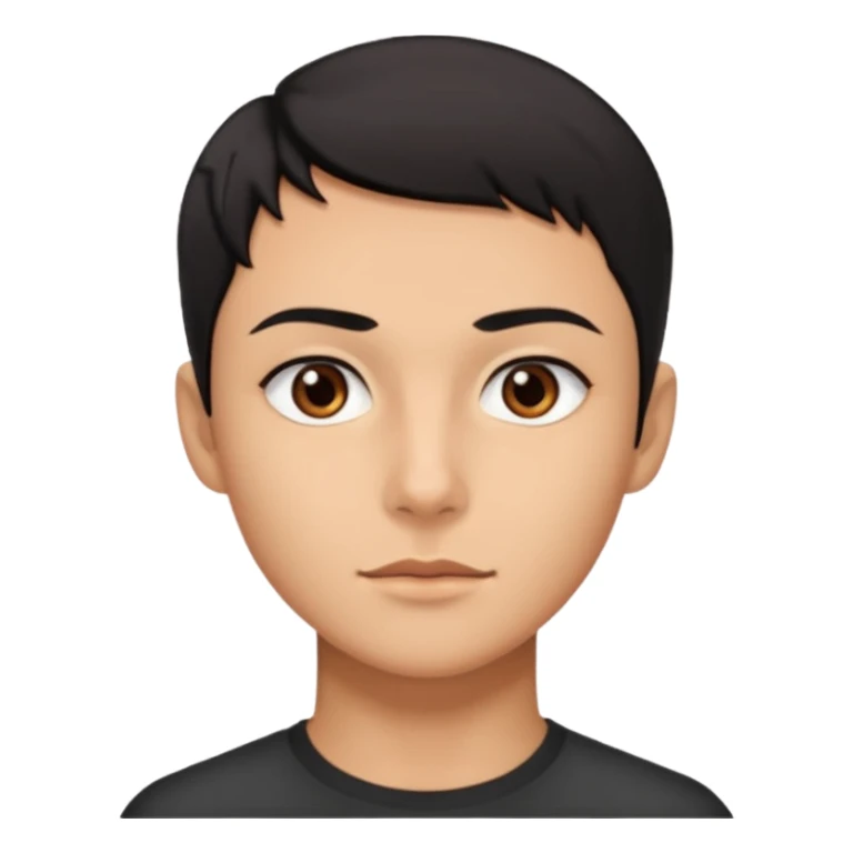 A person who has the sharpest jawline sticker