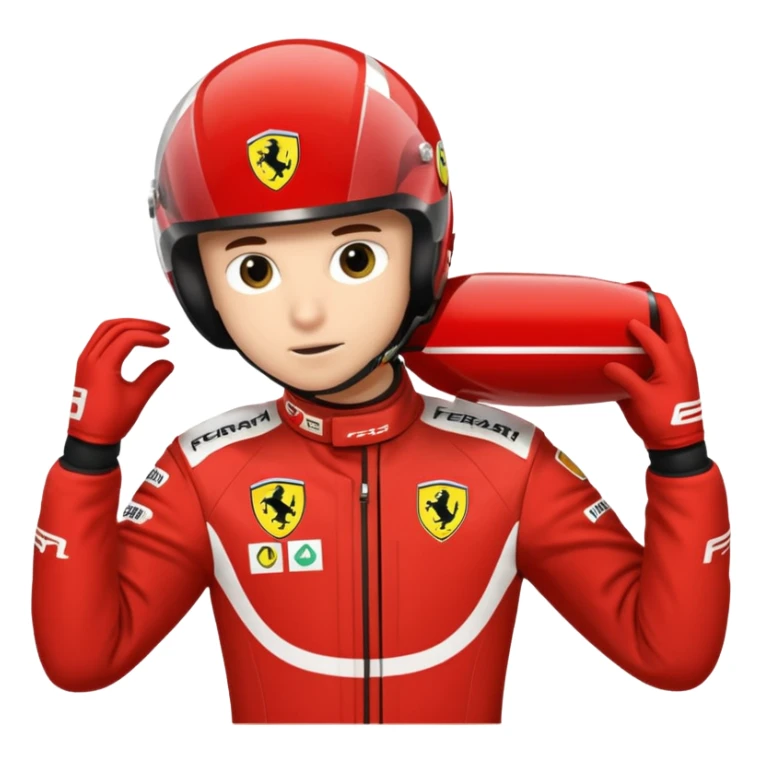 Scuderia ferrari f1 racer sticker
