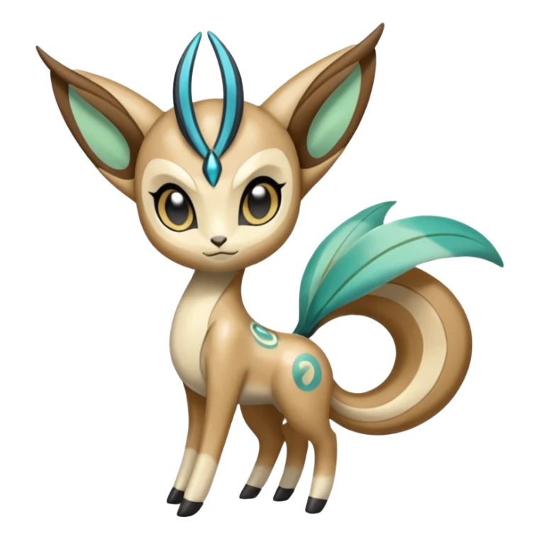 Cool epic legendary elegant cute handsome realistic Meloetta-Inteleon-Gabite-Pokémon-Fakémon-fusion-hybrid-creature sticker