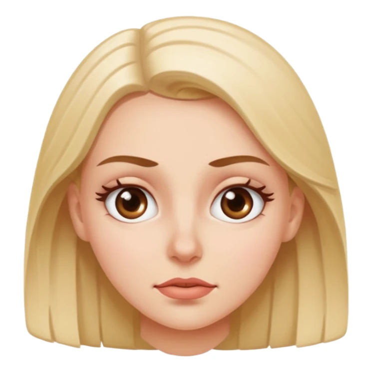 Dirty blooded white girl rolling her eyes sticker