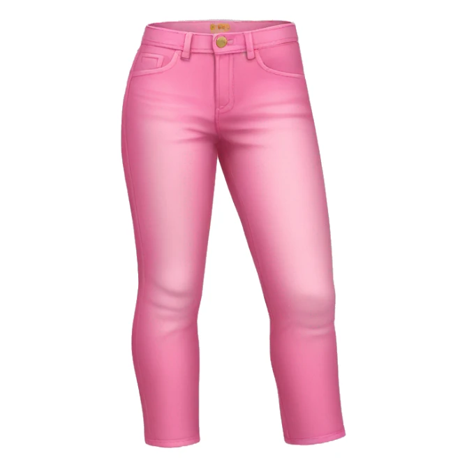 Pink jeans sticker