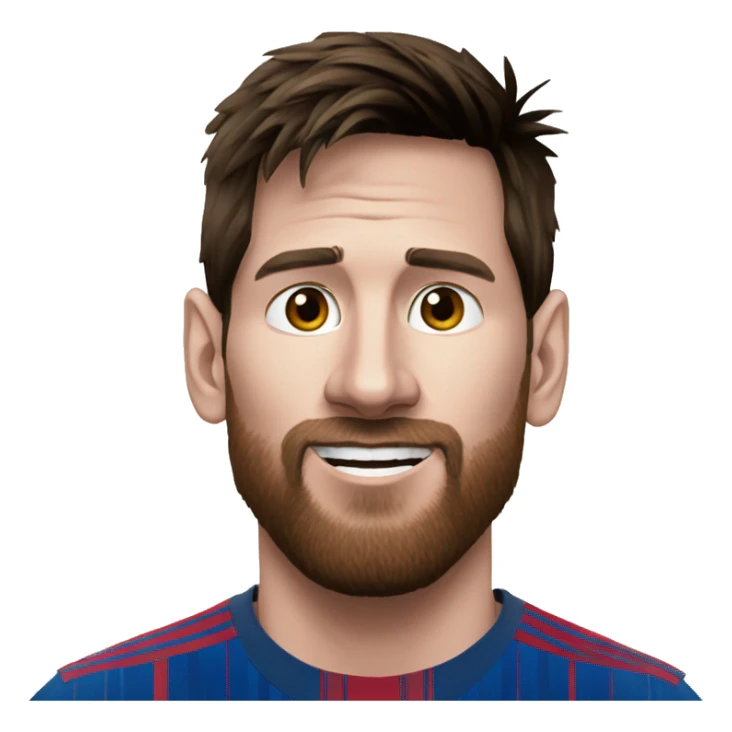 messi qui court apres ronaldo sticker