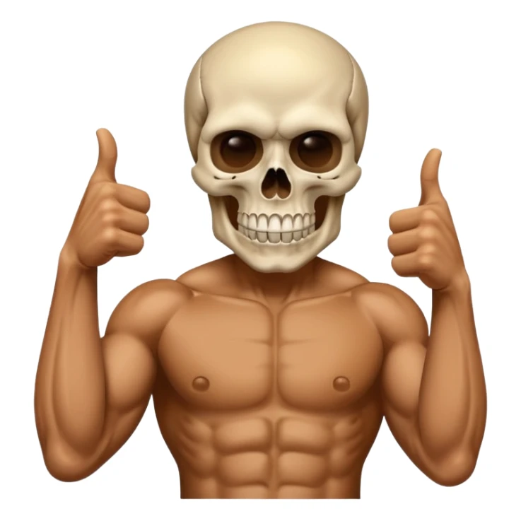 Emogi punisher giving thumbs up sticker