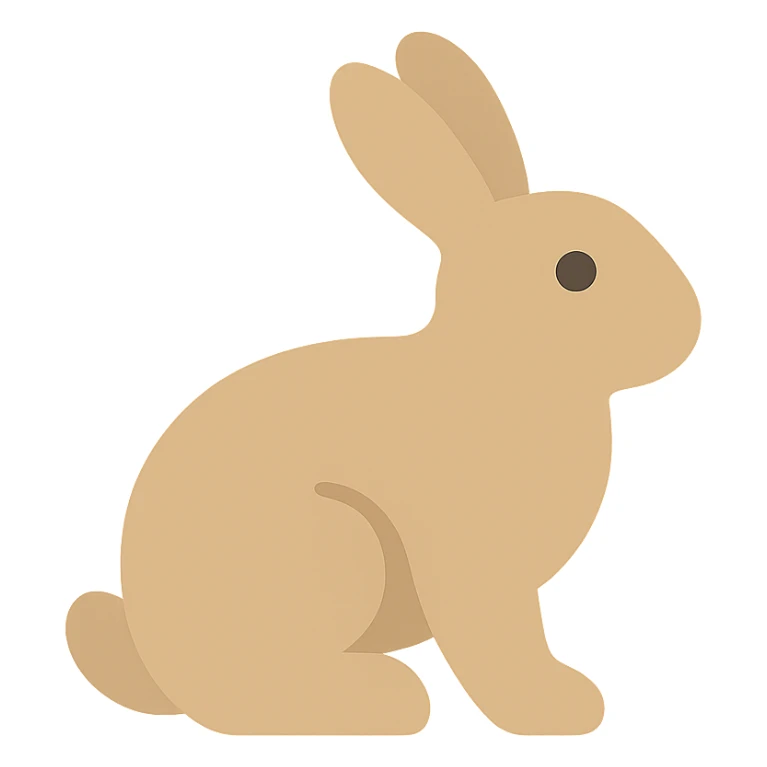 Rabbit sticker