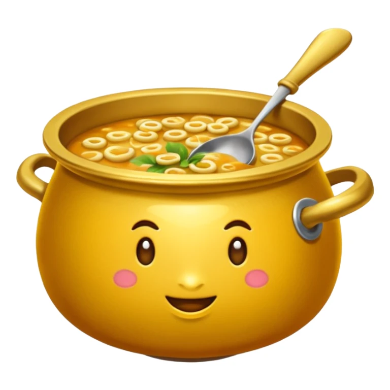 haz una olla de comida llena de lingotes de oro sticker