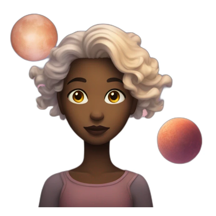 girl astrology planet space sticker