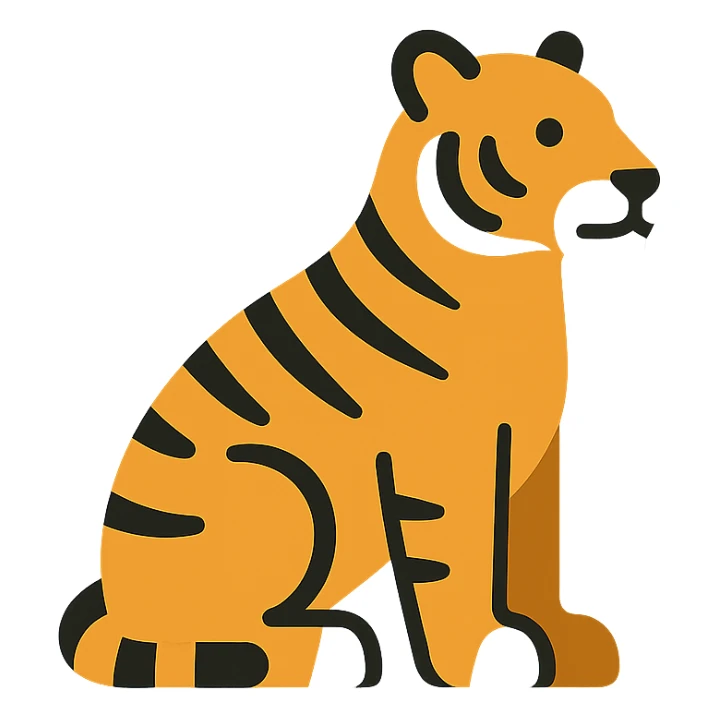 Tiger sticker