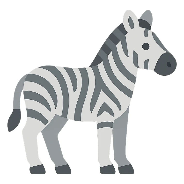 Zebra sticker