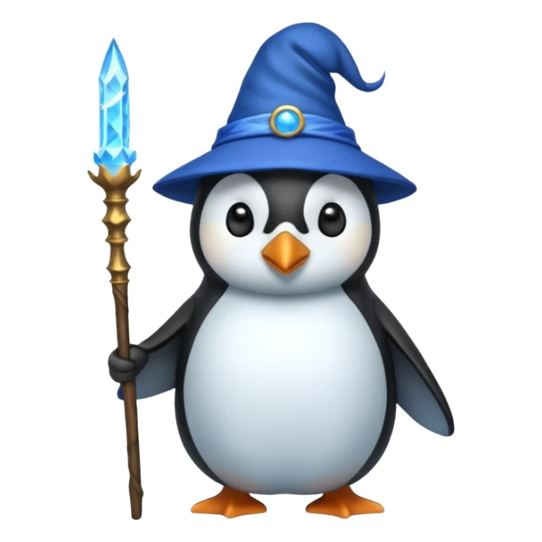 Penguin Wizard sticker