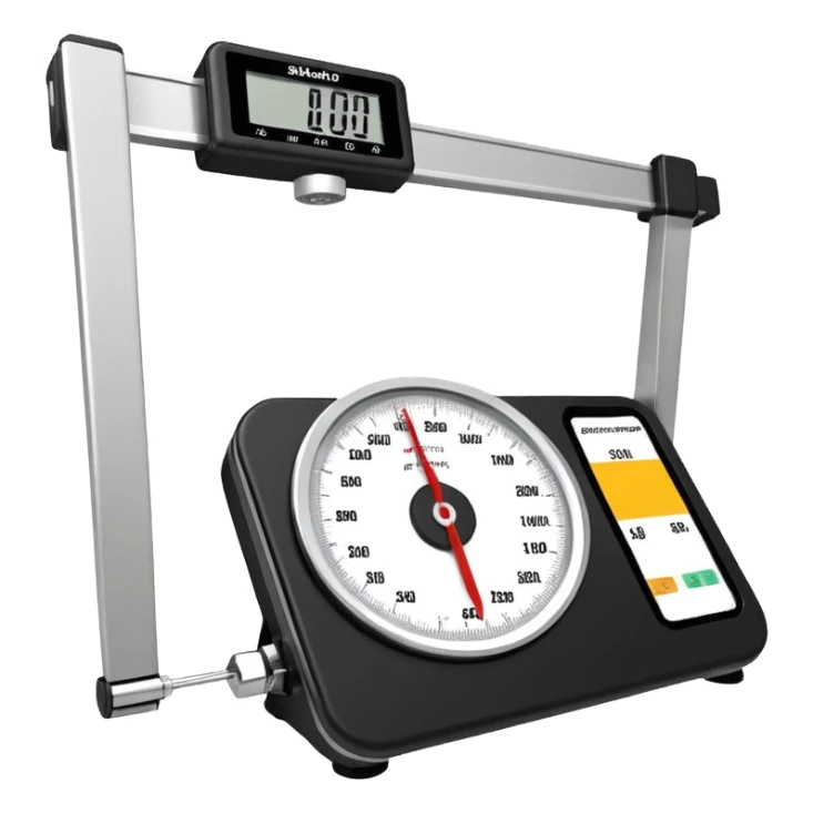 Skinfold caliper (plicometer)
Professional scale
Bioimpedance scale (BIA analyzer)
Stadiometer
Measuring tape
Anthropometric tape
Anthropometric calipers
Food scale
Body composition analyzer
Height rod
Flexible measuring ruler sticker