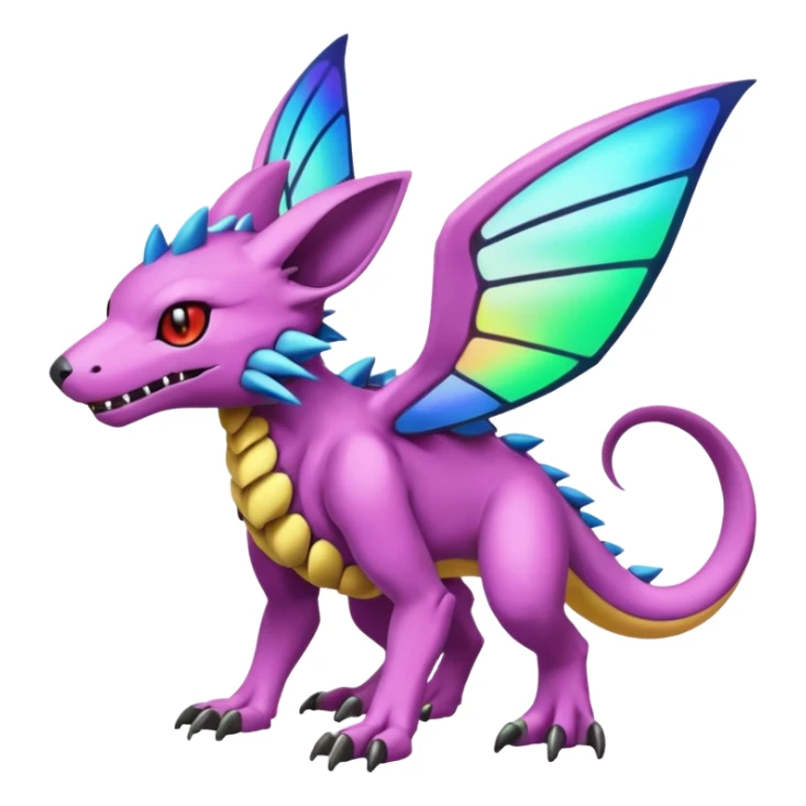Fakémon-Pokémon-Spectrobes-Digimon-animal-critter-fantasy-hybrid-creature  sticker