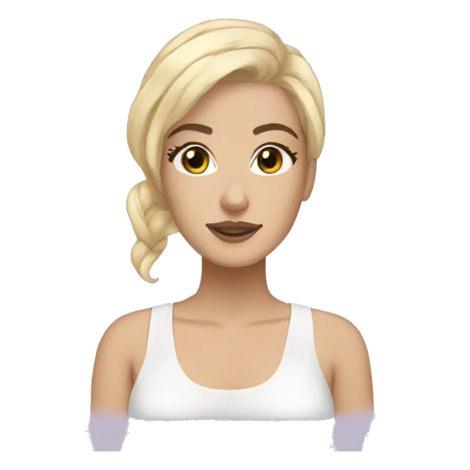 Spa aesthetic white girl sticker