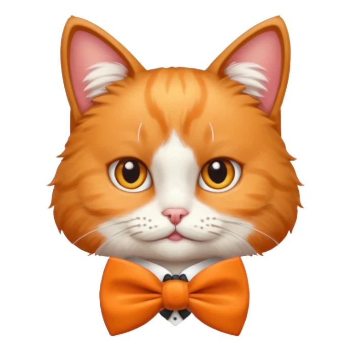a cat in Tom and Jerry with bow tie sticker