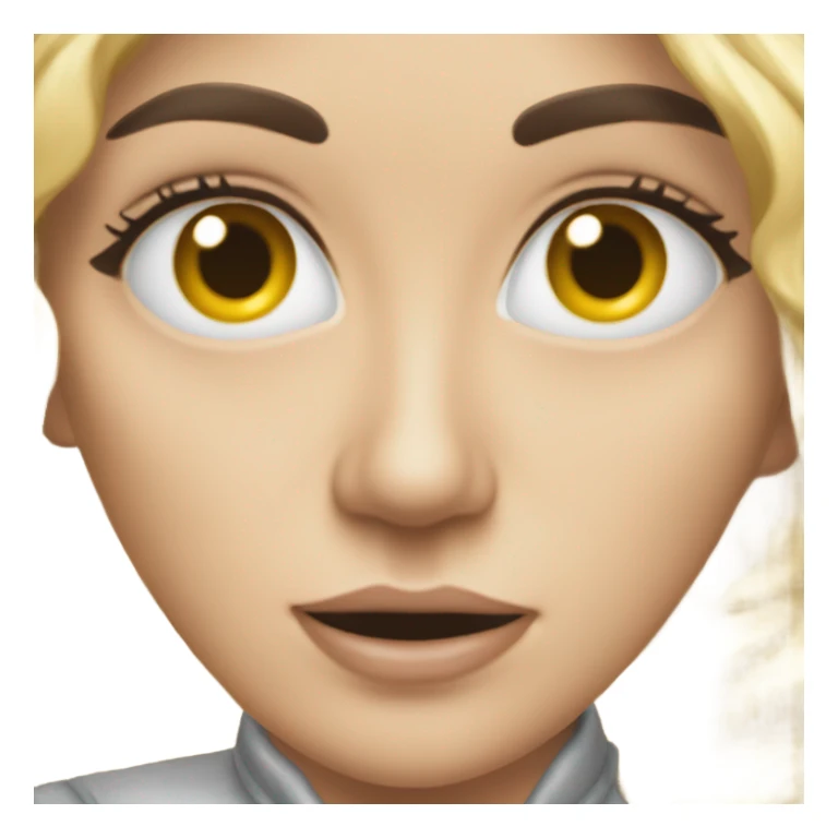 Phone in front of face woman￼ sticker