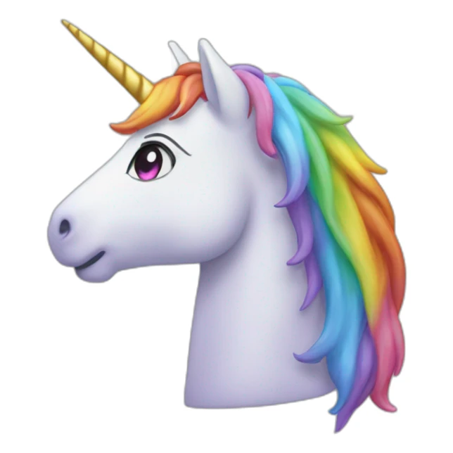 Licorne qui fait caca des arc-en-ciel sticker
