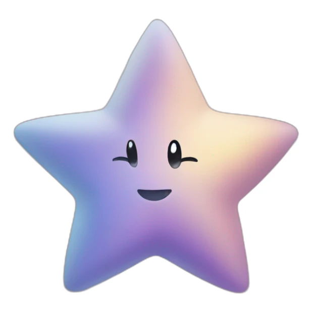 Beautiful star sticker