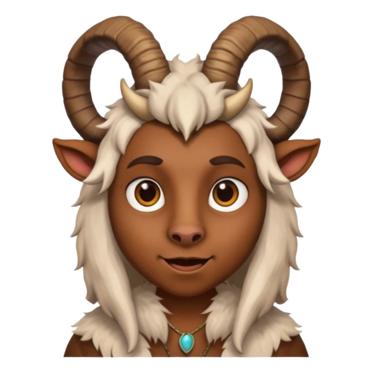 goat head person sticker