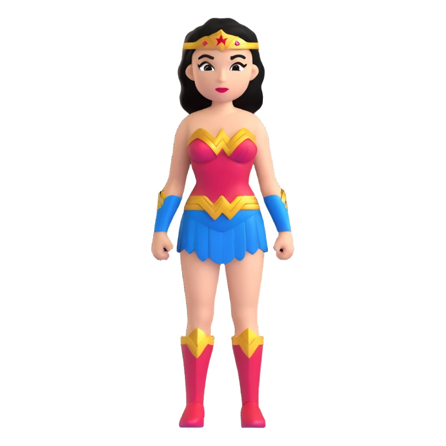 Wonder Woman superhero sticker