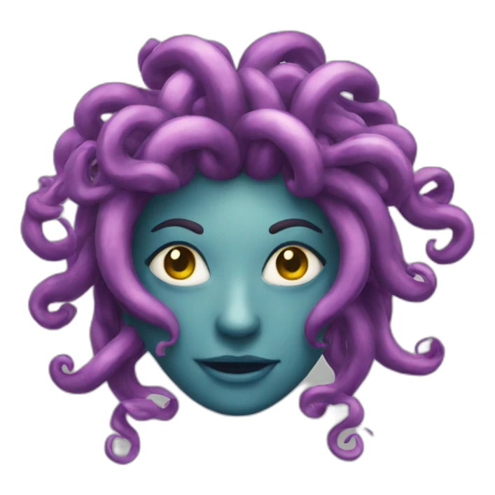 Medusa sticker