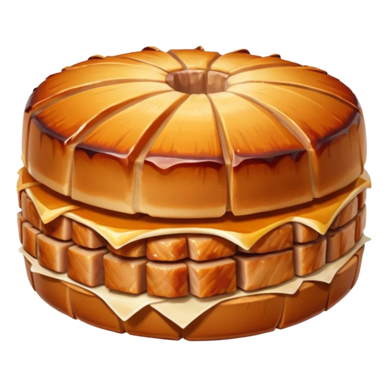 Round boneless pork belly lechon sticker