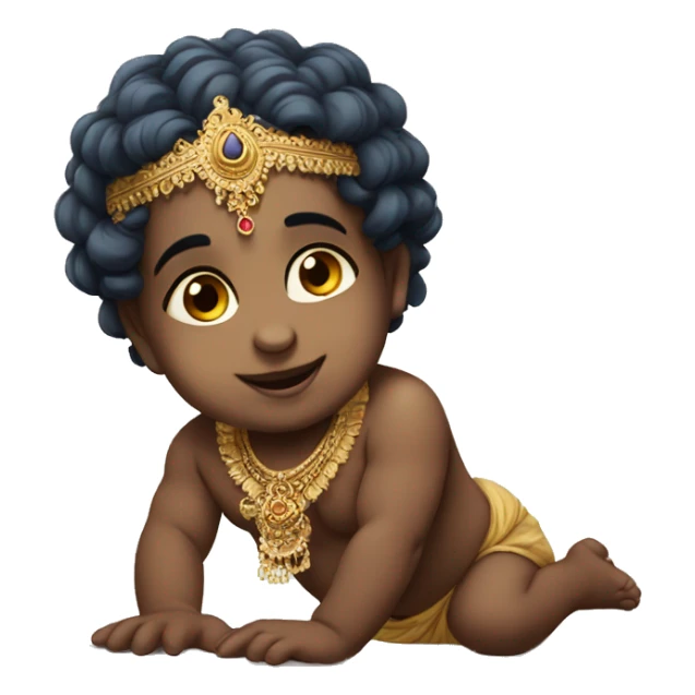 Baby Krishna sticker