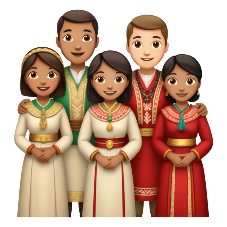 IMMIGRANTS MALE AND FEMALE sticker