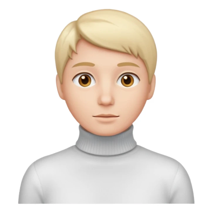 white turtleneck sweater on big tits sticker