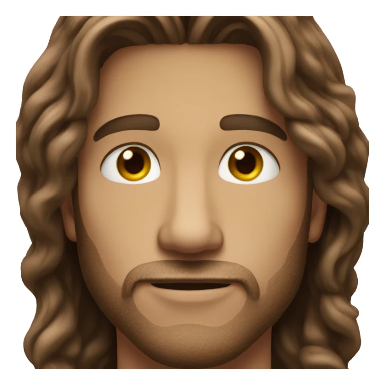 30 years old guys with long brown hair sticker