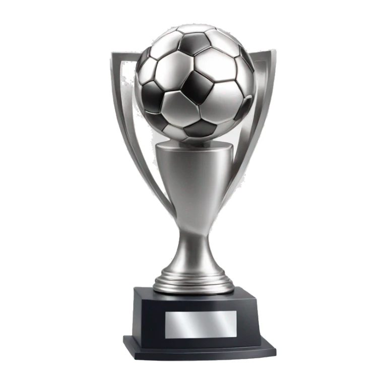 football euro 2024 trophy silver sticker