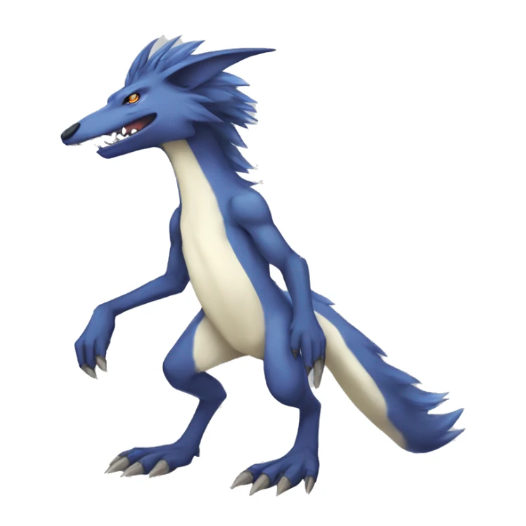 Lombax-Sergal-Vernid-Fakemon full body sticker