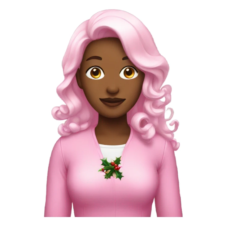 pink christmas  sticker