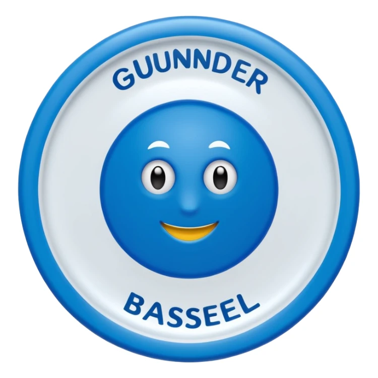 Ein Frisbee mit der Aufschrift: Gsünder Basel sticker